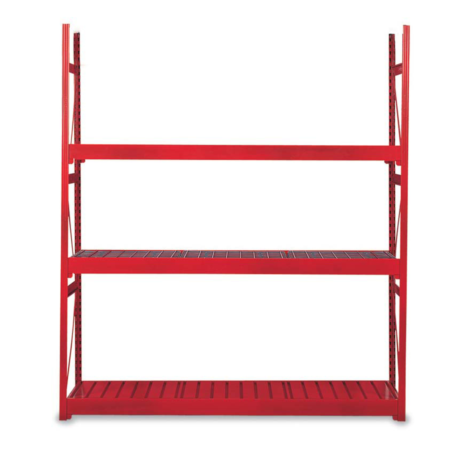 Equipto, VG Rack-Starter- Corrugt Stl dck-3 lvls3 x 6 x 6 Height 72 in, Width 72 in, Depth 36 in, Model# 1006D63S-RD
